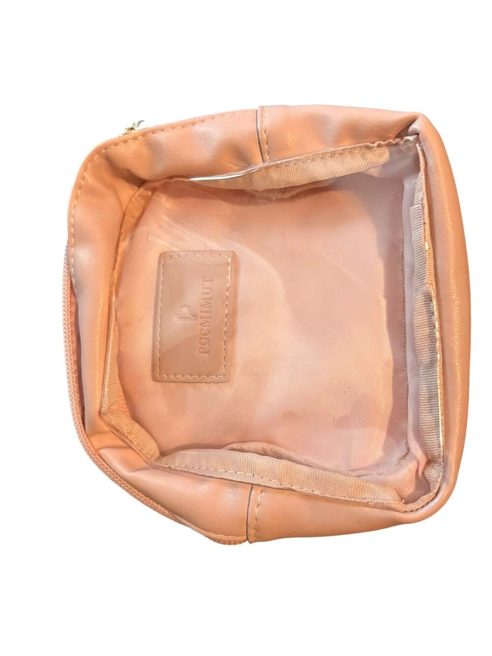 Pocmimut Pink Cosmetic Makeup Bag Travel Pouch